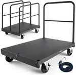 VEVOR Plattenwagen, 816 kg, 2-in-1 Transportwagen mit 360&deg; Lenkrollen,