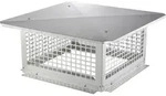 VEVOR Schornsteinabdeckung Edelstahl 304 Kaminhaube 582x582x245mm Kaminabdeckung