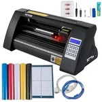 VEVOR Vinyl Schneideplotter 375 mm, Folienschneider Max. Schnittbreite 285 mm,