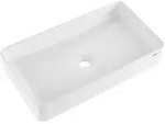VEVOR Rechteckiges Aufsatzwaschbecken, 61 x 35 cm,...