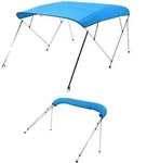 VEVOR Bimini Top Bootsabdeckung Sonnenverdeck (4 B&ouml;gen) aus 600D Polyester mit