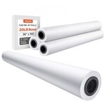 VEVOR Gro&szlig;formatpapier Plotterpapier 45,7 m x 915 mm 4 Rollen CAD-Bond-Rollen...