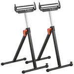 VEVOR 2er-Set Rollenst&auml;nder, 113kg Tragkraft, h&ouml;henverstellbar 68-109cm,...