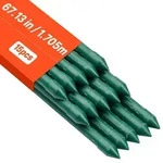 VEVOR Rankhilfe, 15er-Pack, Pflanzstab ⌀16x1705mm, kunststoffbeschichtete