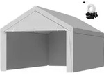 VEVOR Carport-Ersatzdach, 3,65x6,09 m, tragbare Garagenzeltplane mit...