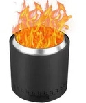 VEVOR Rauchfreier Feuerstellenofen, Lagerfeuer, H: 39,4 cm x Durchmesser: 39,6 cm,
