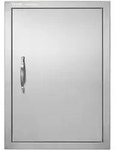 VEVOR Grillzugangst&uuml;r, 457 x 610 x 45 mm, Einzelne Au&szlig;enk&uuml;chent&uuml;r,