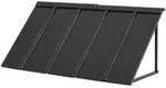 VEVOR Fenstermarkise 143x61x61 cm, T&uuml;rvordach, stabile Markisen mit dreieckigem