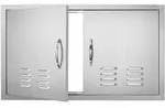 VEVOR Grill-Zugangst&uuml;r, 914 x 534 mm, Doppelte Au&szlig;enk&uuml;chent&uuml;r,...