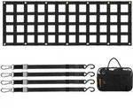 VEVOR Heckklappennetz, 1525 x 470 mm, LKW-Ladefl&auml;chennetz mit 4 verstellbaren