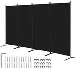 VEVOR Raumteiler 4 Paneele Paravent 3464 x 1840 x 520 mm, faltbarer Sichtschutz...