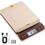 VEVOR Digitale Paketwaage, 2g Genauigkeit, 40kg Postwaage mit