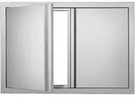 VEVOR Grill-Zugangst&uuml;r, 710 x 482 mm, Doppelte Au&szlig;enk&uuml;chent&uuml;r,...