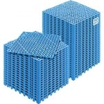 VEVOR Ineinandergreifende Fliesen 50 Stk. Bodenfliesen Drainage-Bodenfliesen,