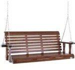 VEVOR Hollywoodschaukel Zedernholz, 1702x710x600mm, Terrassenschaukel f&uuml;r Hof...