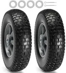 VEVOR Voll-PU-Runflat-Reifen, plattenfreier schlauchloser Reifen, 25,4 cm,...