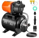 VEVOR 750 W Gartenpumpe, 3700 L/H, automatische Bew&auml;sserungspumpe mit 50 m