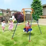 VEVOR Schaukel-Sets f&uuml;r den Garten, 3-in-1-Schaukel-Set f&uuml;r Kleinkinder mit 4