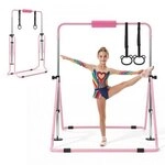 VEVOR Gymnastikstange f&uuml;r Kinder mit 63,5 kg Tragkraft, Klappbares Turnreck mit