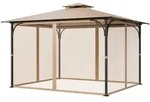 VEVOR Moskitonetz f&uuml;r Pavillon, M&uuml;ckennetz passend f&uuml;r 304,8x365,8x213,4 cm gro&szlig;e