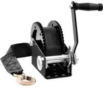VEVOR Seilwinde 907,1kg Handseilwinde 208x105x151mm Bootswinde 2-Wege-Ratsche/1-Gang