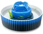 VEVOR Katzenbrunnen, 2,1 L, Keramik-Trinkbrunnen, mit leiser 1,5-W-Pumpe,