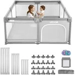 VEVOR Baby-Laufstall, 2000x1785 mm, Spielstall f&uuml;r Kleinkinder, Spielplatz f&uuml;r
