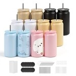 VEVOR Sublimationsbecher 12 Stk. (473 mL), Mehrfarbige Sublimationsthermobecher...