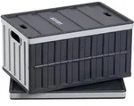 VEVOR Klappbox 65 L 2er-Pack, Faltbare Aufbewahrungsboxen aus Kunststoff,...