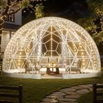 VEVOR Gartenkuppel, 4,57x2,9 m gro&szlig;es transparentes Blasenzelt f&uuml;r 10&ndash;14