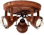 Brilliant Deckenstrahler Bente Rost Industrial GU10 max. 4W schwenkbar