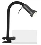 Brilliant Klemmleuchte Flex schwarz E14 max. 40W flexibel einstellbar mit...