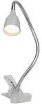 Brilliant LED Klemmleuchte Anthony eisen titan 2,4W 3000K Warmwei&szlig;