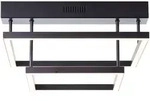 Brilliant LED Deckenleuchte Ranut schwarz 34W 3000K Warmwei&szlig; 3 Stufen dimmbar