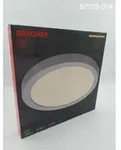 Briloner LED Deckenleuchte chrom matt 21,4W 2200lm 3000K Warmwei&szlig; &Oslash;30,5cm IP44