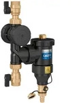 Caleffi DIRTMAGPLUS Schlammabscheider 1, DN 25, mit Magnet + Schmutzf&auml;nger, aus