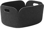 Muuto Restore Aufbewahrungskorb, schwarz melange