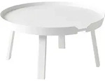 Muuto Around Couchtisch, &Oslash; 72 cm, wei&szlig;