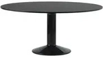 Muuto Midst Tisch, &Oslash; 160 cm, linoleum schwarz / schwarz