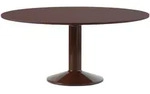 Muuto Midst Tisch, &Oslash; 160 cm, linoleum dunkelrot / dunkelrot