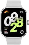 Xiaomi Watch 4 Smartwatch Silber, Musikwiedergabe, Lagesensor, Bis 20 Tage Akku