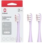 Oclean Professional clean 2 Pack Lila | Zahnb?rstenaufsatz | Kompatibel mit allen