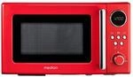 Medion LIFE MD 15000 Mikrowelle rot, 800 W, 5 Leistungsstufen & Auftaufunktion