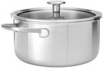 KitchenAid CC003259-001 | Edelstahl |Kasserolle mit Glasdeckel| Sp?lmaschinengeeignet
