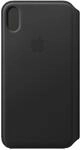 Apple Leder Folio Case | geeignet f?r iPhone XS Max | Schwarz | Klapph?lle aus Leder