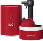 Laurastar IGGI Intense Red | Dampfb?rste | Kompakt | Gl?tten & Desinfizieren | Dry