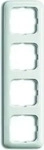 Busch Jaeger 2CKA001725A0951, Busch Jaeger Busch-Jaeger Rahmen 4-fach alpinwei&szlig;,