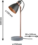 Paulmann 796.24, PAULMANN Wohnraumleuchte 20W HV E27 cu Orm 796.24 mit Schalt