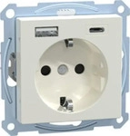 Merten MEG2367-0319, Merten Schuko Steckdose mit USB Ladeger&auml;t MEG2367-0319