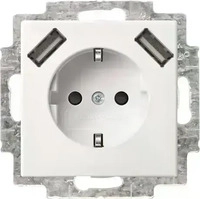 Busch Jaeger 2CKA002011A6266, Busch Jaeger Busch-Jaeger SCHUKO-2x USB Steckdose...